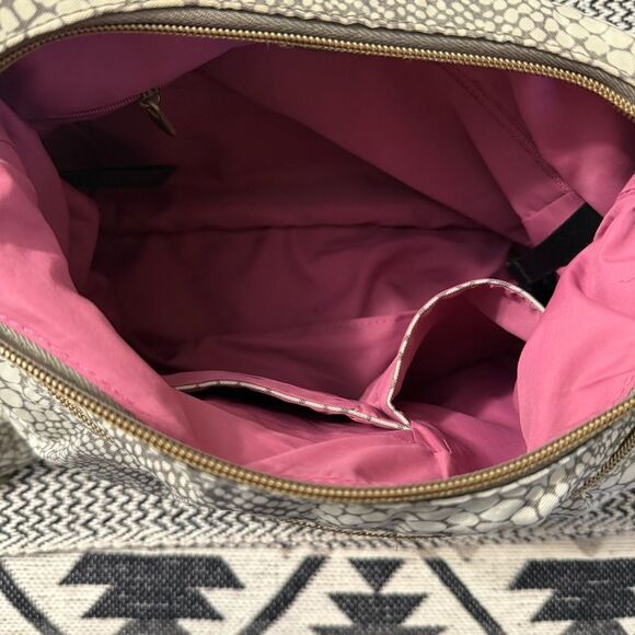 Travelon Anti-Theft Signature Snake Print Hobo Crossbody Bag - Picture 8 of 14